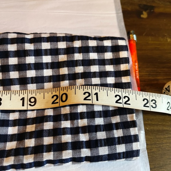 NWOT J.crew size 00 blue gingham blazer - Picture 8 of 10